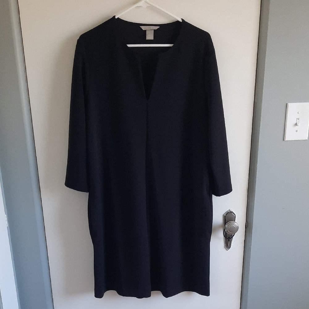 H&M Black Dress,side Pockets